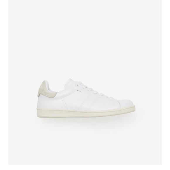 Isabel Marant BART LOGO LEATHER SNEAKERS - Picture 4 of 6